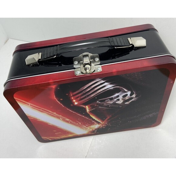 Vandor Star Wars Tin Tote The Force Awakens Darth Vader Metal Large Lunch Box - Picture 4 of 7
